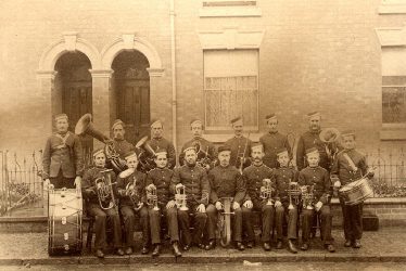 Rugby.  Town band