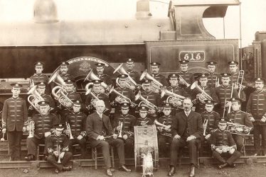 Rugby.  Steam shed prize band