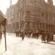Rugby.  St Matthew's Street, dancing bear