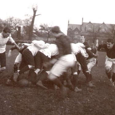 Rugby School.  Football match
