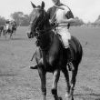 Rugby.  H.R.H. Prince of Wales playing polo at Springhill