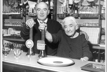 Rugby.  Mrs Emily Haynes and her son Frederick