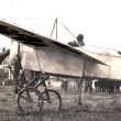 Rugby.  Visit by Bleriot monoplane