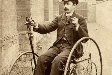 Rugby.  Tricycle for the disabled