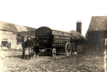 Rugby.  Henry Hall's furniture van