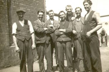 Rugby.  Gas works fitting staff