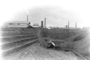 Rugby.  Portland cement works