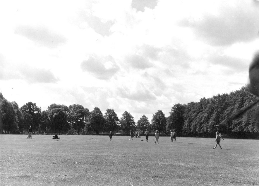 Children playing in the recreation ground, Hillmorton Road, Rugby.  1960s |  IMAGE LOCATION: (Rugby Library)