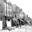 Rugby.  Collapse of shop building