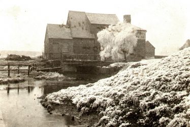 Avon Mill.  Winter scene