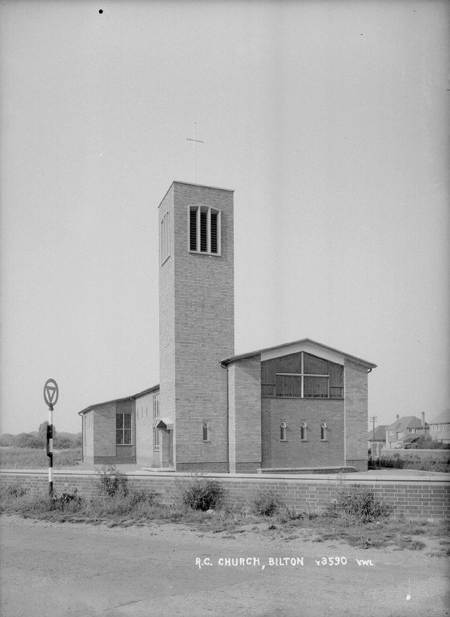 The Roman Catholic Church, Bilton.  1930s |  IMAGE LOCATION: (Warwickshire County Record Office)