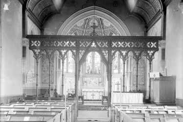 Birdingbury.  Church interior