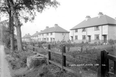 Clifton upon Dunsmore.  Council houses