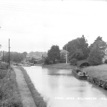 Hillmorton.  Oxford Canal and locks