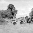 Long Itchington.  River Itchen, showing bridge