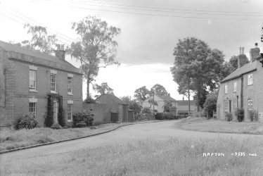 Napton on the Hill.  Houses and village street