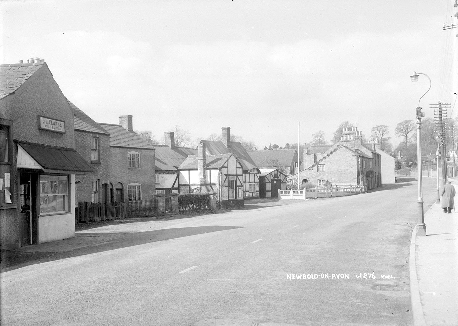 Newbold on Avon. Village street - Our Warwickshire