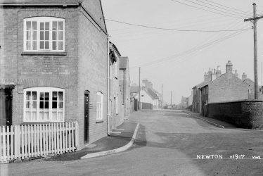 Newton.  Houses and street