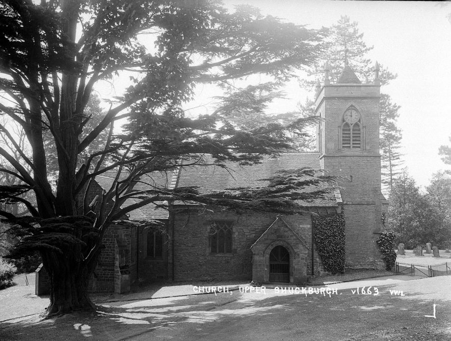 St John the Baptist church in Shuckburgh Park.  1930s |  IMAGE LOCATION: (Warwickshire County Record Office)