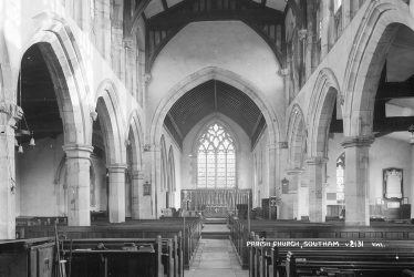 Southam.  Church, interior