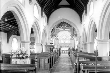 Stockton.  St Michael's church interior