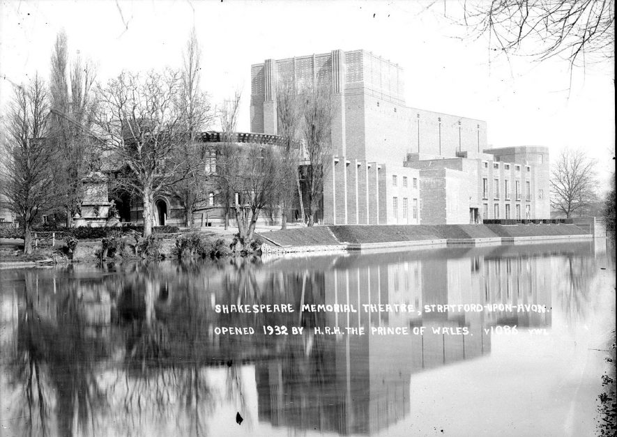 Memorial Theatre, Stratford upon Avon.  1930s |  IMAGE LOCATION: (Warwickshire County Record Office)