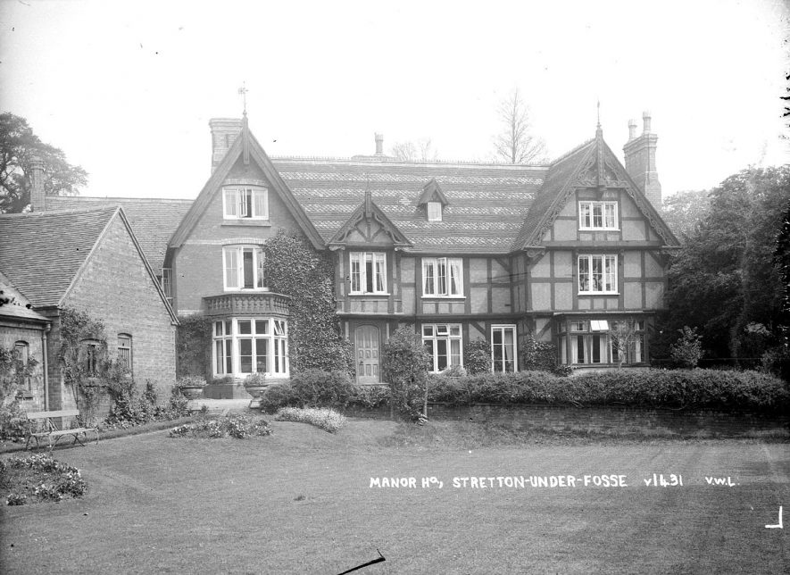 The Manor House, Stretton under Fosse.  1930s |  IMAGE LOCATION: (Warwickshire County Record Office)