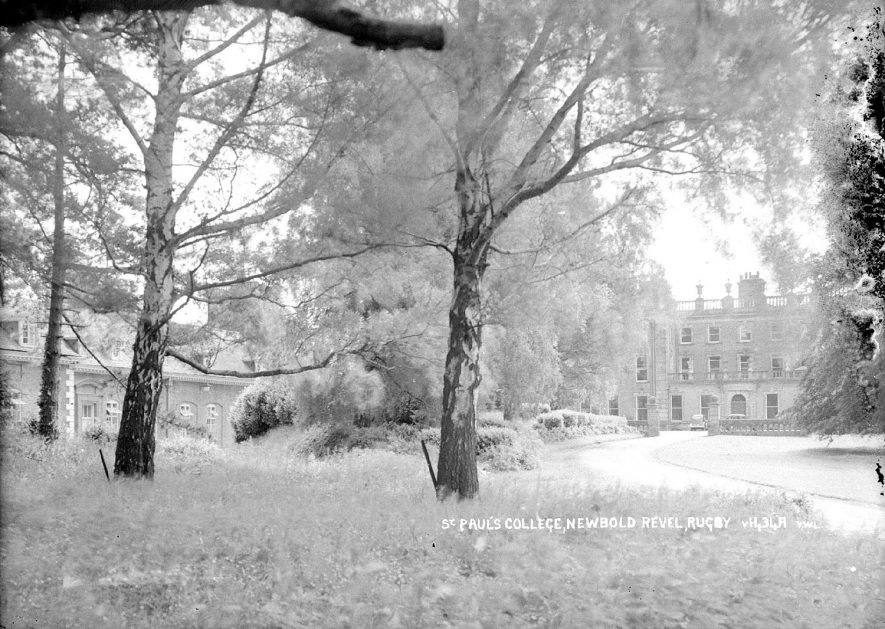 Newbold Revel seen from the park, Stretton under Fosse.  1948 |  IMAGE LOCATION: (Warwickshire County Record Office)