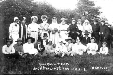 Brailes, Lower.  Football team in fancy dress