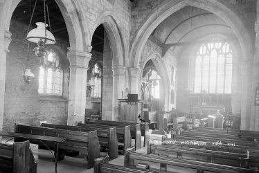 All Saints Church, Willoughby. interior