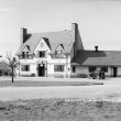 Wolvey.  Wolvey Heath, Axe and Compass Inn