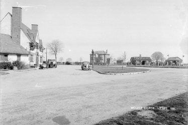 Wolvey.  Wolvey Heath Cafe, garage and public house
