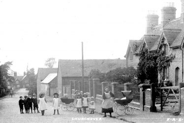 Churchover.  Village view