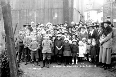 Alcester.  Opening of Weslyan Chapel Sunday School