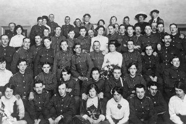 Brailes, Lower.  Belgian wounded soldiers at hospital