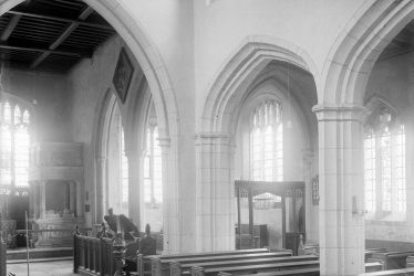 Coughton.  Church interior