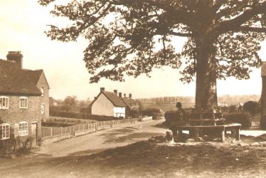 Brandon.  Village from the War Memorial