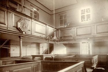 Alcester.  Presbyterian chapel interior