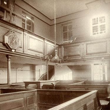 Alcester.  Presbyterian chapel interior