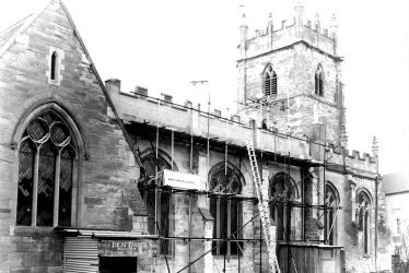 Alcester.  Church exterior