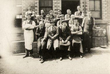 Alcester.  Group of workers