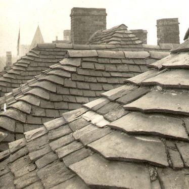 Stratford upon Avon.  High Street, roof tops