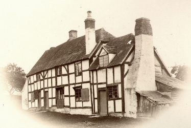 Wootton Wawen.  Timber framed cottage