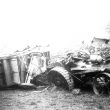 Salford Priors.  Wreckage of an agricultural engine
