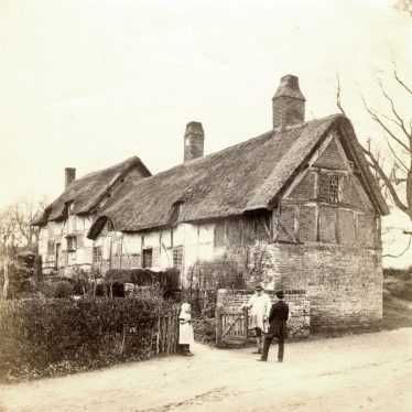 Anne Hathaway's Cottage at Shottery.  1860s |  IMAGE LOCATION: (Warwickshire County Record Office)