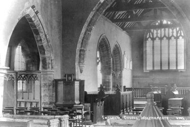 Wolfhampcote.  Church interior
