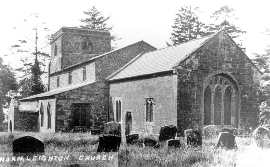 St Peter's Church, Wormleighton.  1920s |  IMAGE LOCATION: (Warwickshire County Record Office)