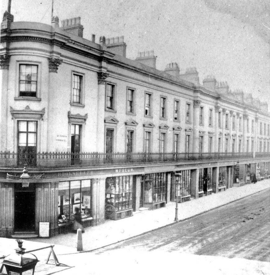 Victoria Terrace, Leamington Spa.  1860s |  IMAGE LOCATION: (Warwickshire County Record Office)