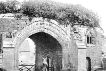 Kenilworth.  Gateway to the old ruined monastery