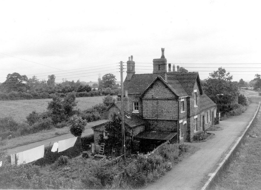 Old Railway Station, Salford Priors.  1930s It has suggested that 1930s is doubtful since there are no railway lines in photo and suggest that it was after Dr Beechings' axe and believe it to be 1963. |  IMAGE LOCATION: (Warwickshire County Record Office)